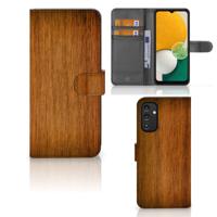 Samsung Galaxy A14 4G | Book Style Case | Donker Hout