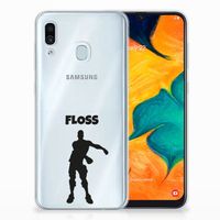 Samsung Galaxy A30 Telefoonhoesje met Naam Floss - thumbnail
