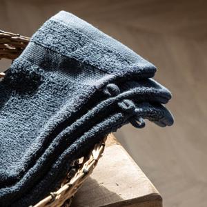 Fresh & Co 3-PACK Washandjes - 16 x 21 cm Kleur: Navy