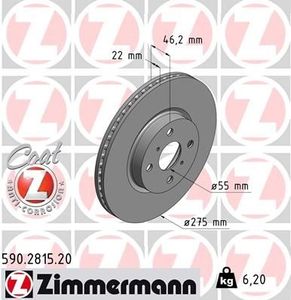 Remschijf Coat Z 590281520