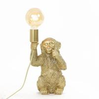 Light & Living Tafellamp Monkey - Goud - 20x19,5x34cm