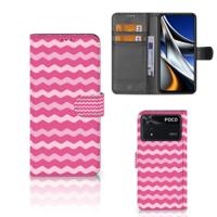 Xiaomi Poco X4 Pro 5G | Telefoon Hoesje | Waves Pink