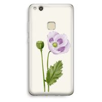 Purple poppy: Huawei Ascend P10 Lite Transparant Hoesje