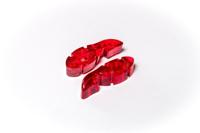 Tuner Fish Lug Locks Red 8-pack