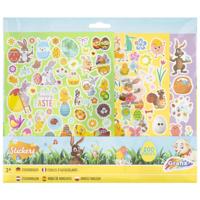 Grafix Stickerset pasen, 4 vellen