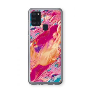 Pastel Echoes: Samsung Galaxy A21s Transparant Hoesje