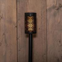 Anna's Collection Led solar fakkel zwart 7,5x49cm