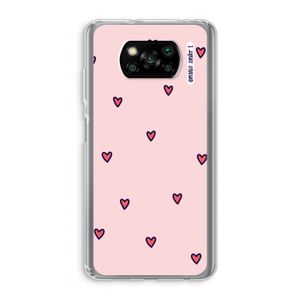 Hartjes: Xiaomi Poco X3 NFC Transparant Hoesje