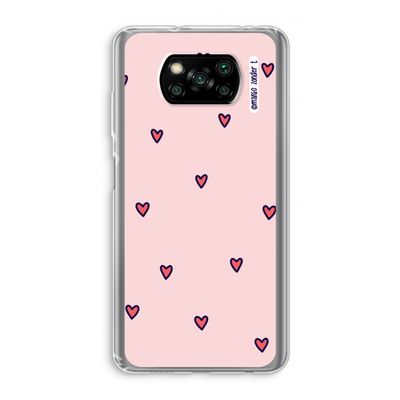Hartjes: Xiaomi Poco X3 NFC Transparant Hoesje