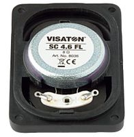 Visaton SC 4.6 FL - 8 Ohm 2.4 inch 6 cm Breedband-luidspreker 4 W 8 Ω Zwart Ovaal - thumbnail
