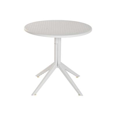 Eettafel Home ESPRIT Grijs Metaal Polypropyleen 80 x 80 x 75 cm