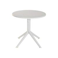 Eettafel Home ESPRIT Grijs Metaal Polypropyleen 80 x 80 x 75 cm