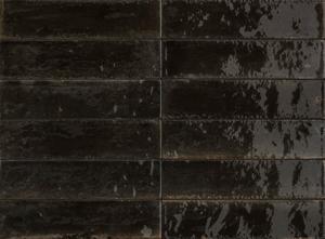 Ragno Look R8FN Wandtegel 060X240 Nero 10mm Glans
