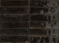 Ragno Look R8FN Wandtegel 060X240 Nero 10mm Glans