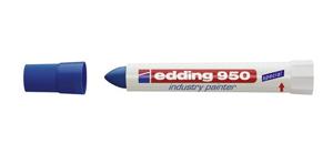 Edding Markeerstift | blauw | streepbreedte 10 mm ronde punt | 10 stuks - 4-950003 4-950003