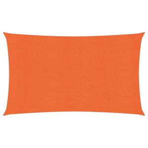 Zonnezeil 160 g/m 2x5 m HDPE oranje