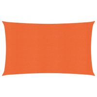 Zonnezeil 160 g/m 2x5 m HDPE oranje