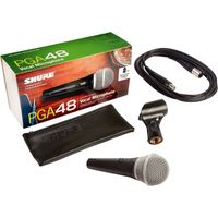 Shure PGA48-XLR Zwart, Metallic Microfoon voor podiumpresentaties - thumbnail