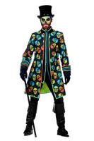 Neon Jas Schedel Halloween Heren