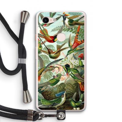 Haeckel Trochilidae: Pixel 3 XL Transparant Hoesje met koord