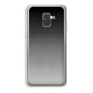 Musketon Halftone: Samsung Galaxy A8 (2018) Transparant Hoesje