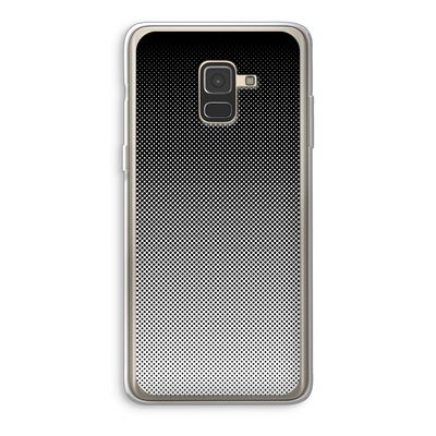 Musketon Halftone: Samsung Galaxy A8 (2018) Transparant Hoesje