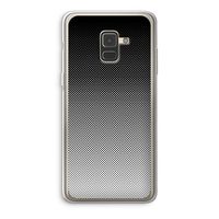 Musketon Halftone: Samsung Galaxy A8 (2018) Transparant Hoesje