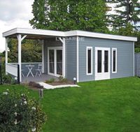 Lugarde Tuinhuis PR38 840x420 cm - 44 mm- Plat dak- Hout- Lugarde