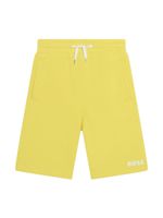 BOSS Kidswear short de sport à logo imprimé - Jaune - thumbnail