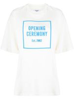 Opening Ceremony t-shirt en coton à logo imprimé - Blanc