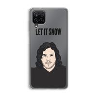 Let It Snow: Samsung Galaxy A12 Transparant Hoesje