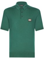 Dolce & Gabbana polo DG Essentials en laine - Vert - thumbnail