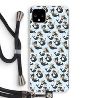 Zeemeermin: Pixel 4 XL Transparant Hoesje met koord