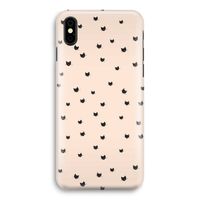 Kleine kattenkopjes: iPhone X Volledig Geprint Hoesje