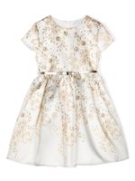 Monnalisa robe Mikado en serge - Blanc