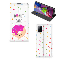 Samsung Galaxy M51 Flip Style Cover Donut Roze - thumbnail