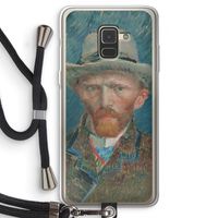 Van Gogh: Samsung Galaxy A8 (2018) Transparant Hoesje met koord