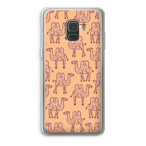 Kameel: Samsung Galaxy A8 (2018) Transparant Hoesje