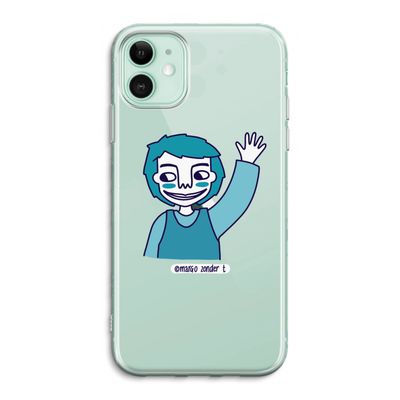 Zwaai: iPhone 11 Transparant Hoesje