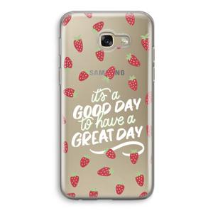 Don’t forget to have a great day: Samsung Galaxy A5 (2017) Transparant Hoesje