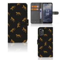 Telefoonhoesje | Met pasjeshouder | voor Nokia G60 Leopards