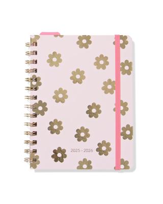 HEMA Schoolagenda 25-26 A5 Karton Bloem