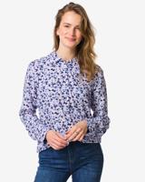 HEMA Damesblouse Bobbie bloemen wit (wit)
