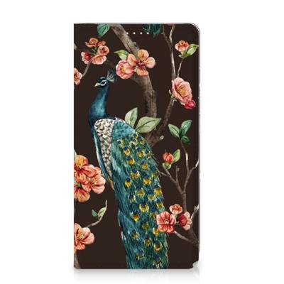 Samsung Galaxy S23 Plus | Hoesje maken | Pauw met Bloemen