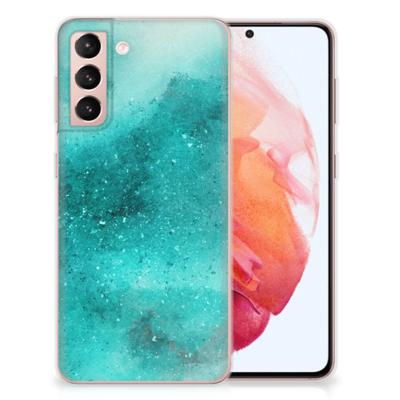 Smartphone hoesje Samsung Galaxy S21 Painting Blue Smartphone hoesje Samsung Galaxy S21 Painting Blue