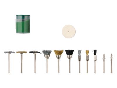 PARKSIDE Accessoires voor rechte slijper (Draadborstels en polijstset) PARKSIDE Accessoires voor rechte slijper (Draadborstels en polijstset)