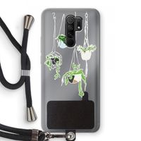 Hang In There: Xiaomi Redmi 9 Transparant Hoesje met koord