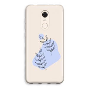 Leaf me if you can: Xiaomi Redmi 5 Transparant Hoesje