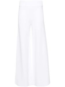 P.A.R.O.S.H. pantalon droit en maille - Blanc