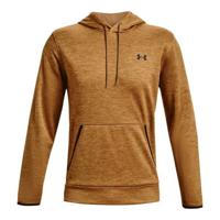 Herenhoodie Under Armour Fleece Twist Bruin - Maat: M